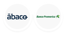 Logo Ábaco y Logo Banco Promérica Logo Ábaco y Logo Banco Promérica