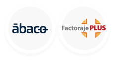 Logo Ábaco y Logo FactorajePLUS Logo Ábaco y Logo FactorajePLUS
